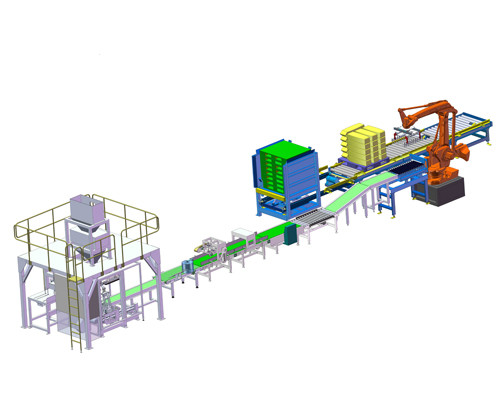 SGJ-ZD Automatic Big Bag Bagging Packaging & Palletizing Line
